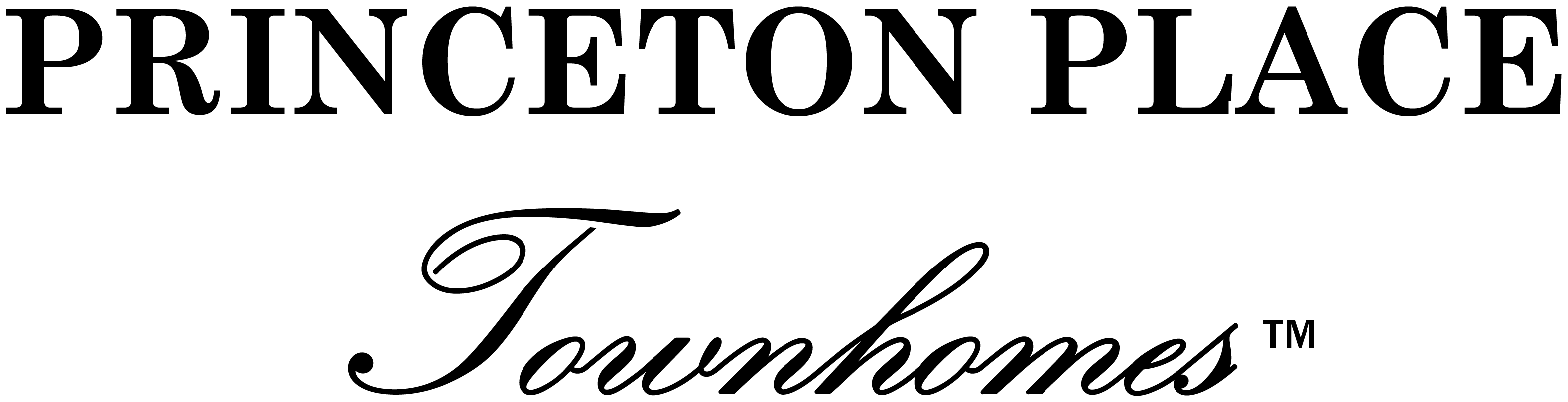 The image features the text "Princeton Place Townhomes" prominently displayed.